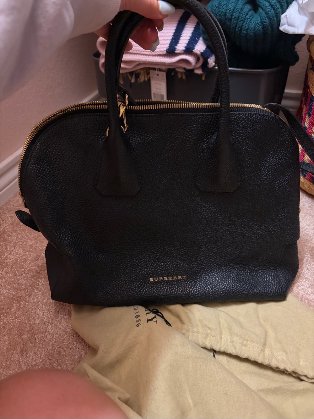 Burberry Greenwood Bowling Bag